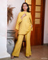 Top with Decorative Sleeve & Matching Pant Set 56563/57623